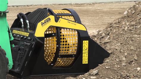 dirt screen for skid steer|skid steer screener attachment.